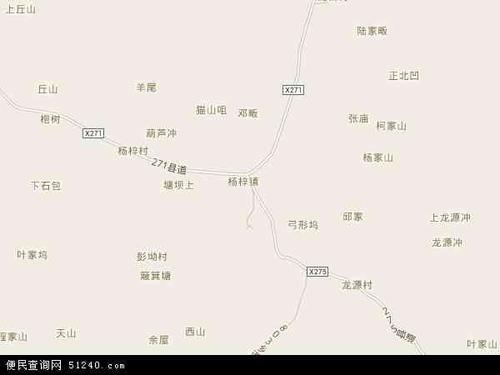 中国江西省九江市彭泽县杨梓镇地图(卫星地图)