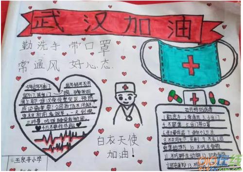 致敬白衣天使的手抄报简单又漂亮