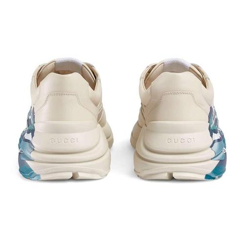 精品gucci古驰男鞋男士限量款蓝色海浪老爹鞋休闲运动鞋ak正品国内