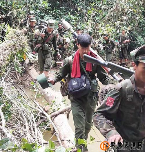 果敢资讯网战区报道同盟军211旅步兵7营官兵前线艰苦