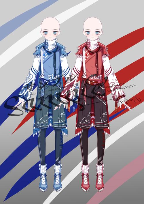 服设 鲨鱼元素酷哥常服