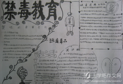 五年级青少年欺凌手抄报 青少年禁毒手抄报