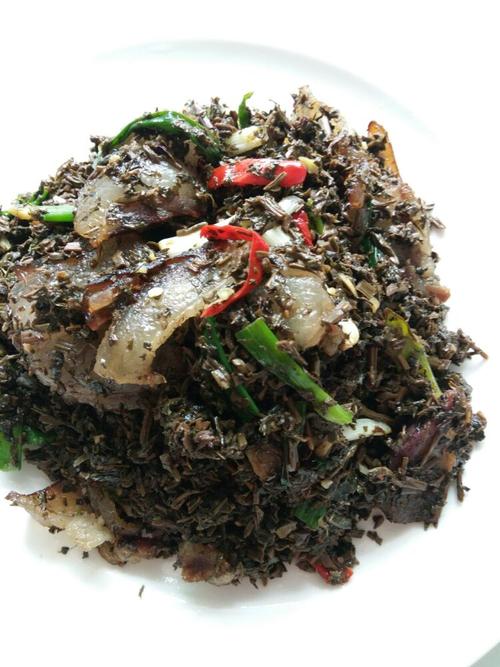 干香椿炒腊肉
