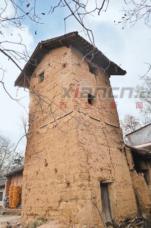洛南发现民国时期炮楼 村民称是父辈为防土匪而建