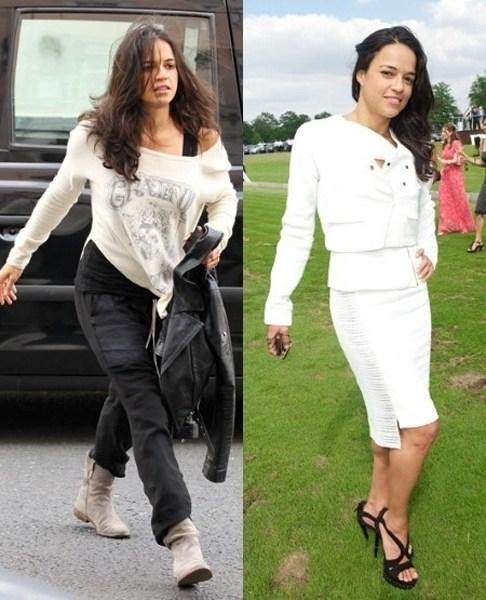 街头邋遢红毯惊艳 女星台前幕后造型大对比