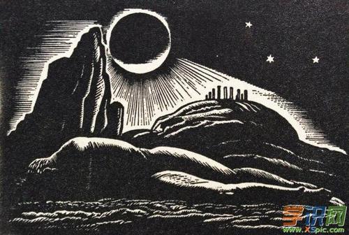 黑白版画图片大全