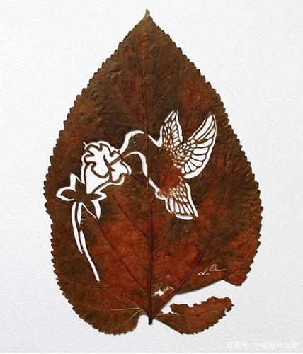 lorenzo manuel duran 惊人的树叶镂空雕刻艺术