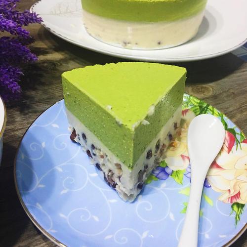 红豆抹茶慕斯