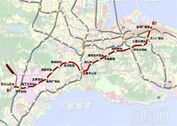 大连地铁7号线最新消息来了!将设置17处站点