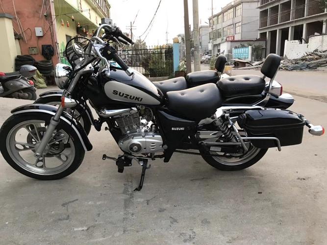 二手悦酷豪爵铃木150c太子摩托车风暴大地鹰王男装式原装电喷整车