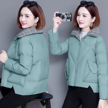 2021年流行棉服款式,2021年新款棉服女 萱屿珣棉服女百搭时尚小个子轻薄冬装2021年新款棉服女韩版宽松秋冬季