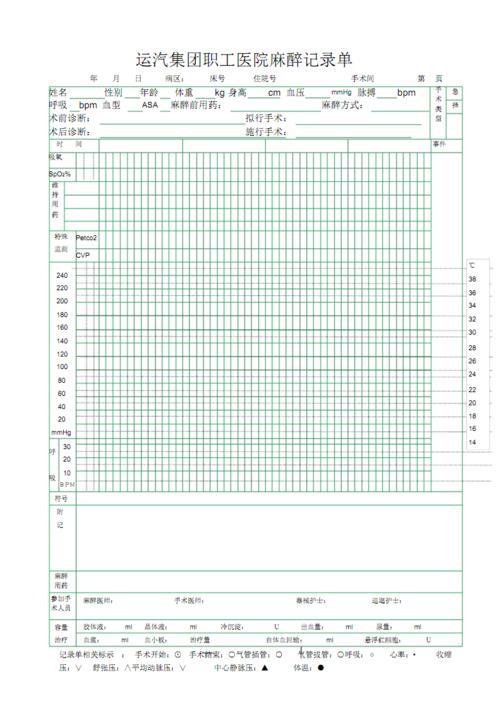 麻醉记录单模板.pdf 2页