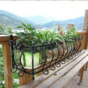 特价铁艺栏杆花架悬挂花架阳台室外挂式花盆架置物架多肉植物架