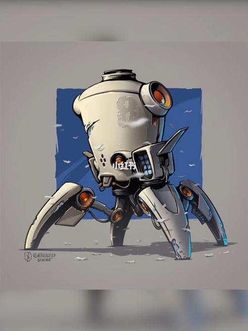 科幻画素材,机器人素材,儿童画,创意美术_美术_少儿创意美术_母婴_婴