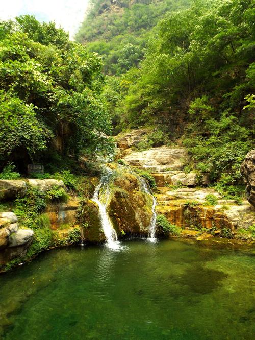 云台山飞瀑流淙潭瀑峡