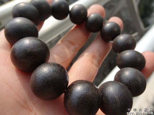 印尼天然奇楠沉香达拉干黑奇楠沉香佛珠手串手链