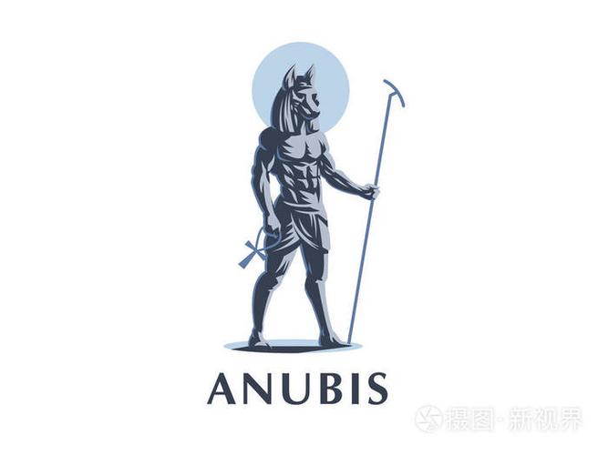 埃及神阿努比斯.矢量会徽