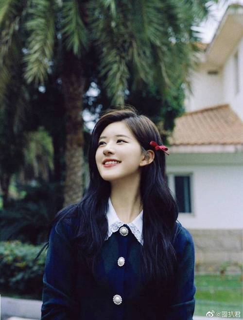 赵露思学院风森系写真##赵露思