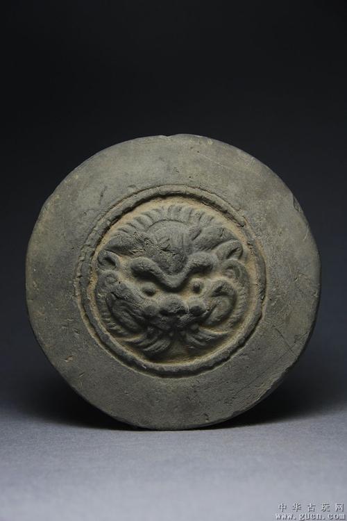 宋代兽面纹瓦当