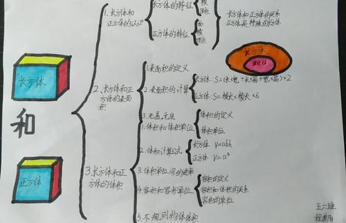 知识,异样的呈现——银杏小学五六班综合实践作业之《长方体和正方体