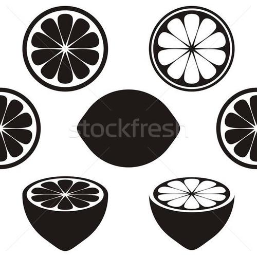 商业照片: 黑色 · 柠檬 · 符号 · 抽象