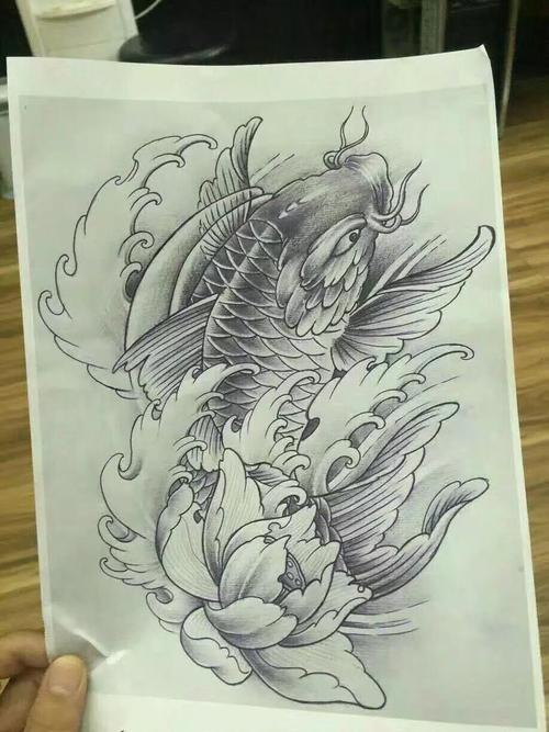 锦鲤纹身素材推荐及意义