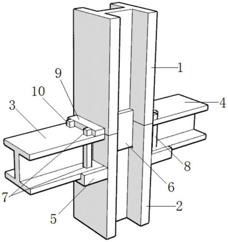 一种连接节点采用榫接的轻钢结构的制作方法