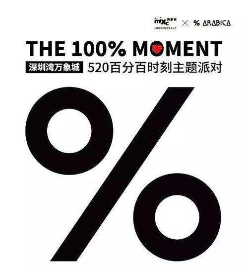 此外 今年520深圳湾万象城特别打造 百分百时刻主题派对 ① 当红顶级
