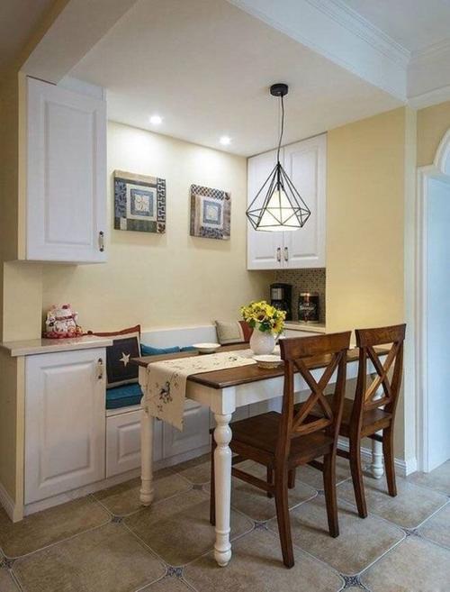 9套带卡座的餐厅装修设计,好看又实用,家里面积小一定