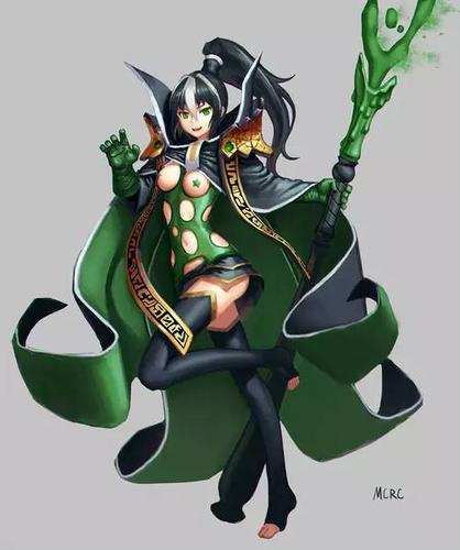 dota2英雄娘化合集,假如那些英雄变成撩人的妹子.