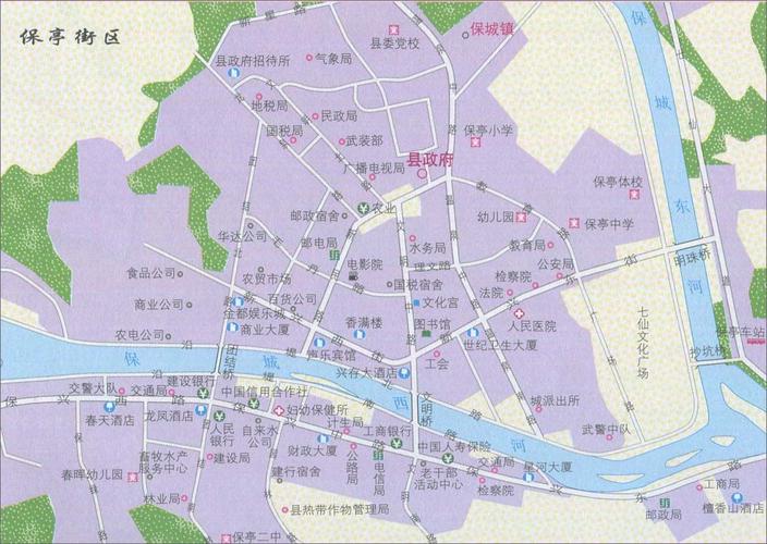 保亭街区地图