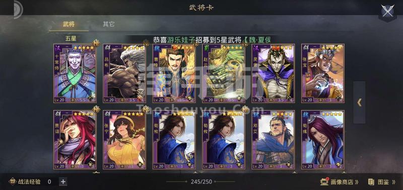 率土之滨【安卓游团】吕布张机皇甫嵩关银屏太监队