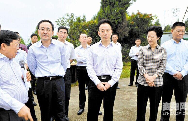 图片来源:资阳日报记者 张青青 摄   9月19日,省委副书记,省长