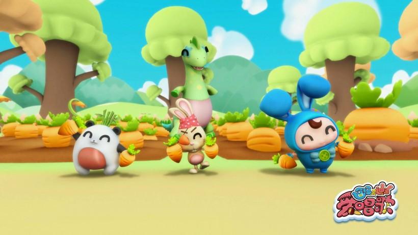 《逗逗迪迪爱唱歌》卡通桌面壁纸 - 第5张