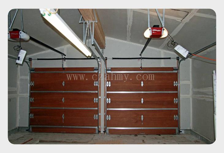 常州仿实木车库门,常州实木色车库门制作安装服务
