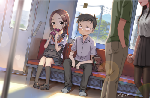 动漫高清壁纸图-擅长捉弄的高木同学