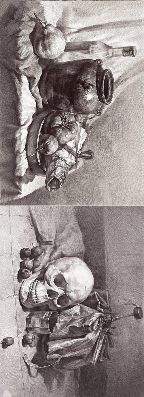 2020横构图一战成名3素描静物范本烈公文化震撼发布