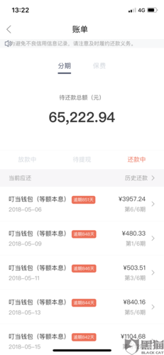 玖富万卡在app看到的欠款金额跟在银行征信查到的相差