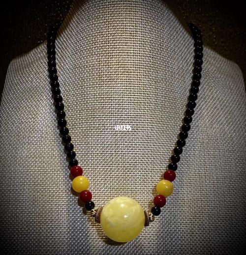 蜜蜡_蜜蜡_古城_锁骨链_时尚_配饰