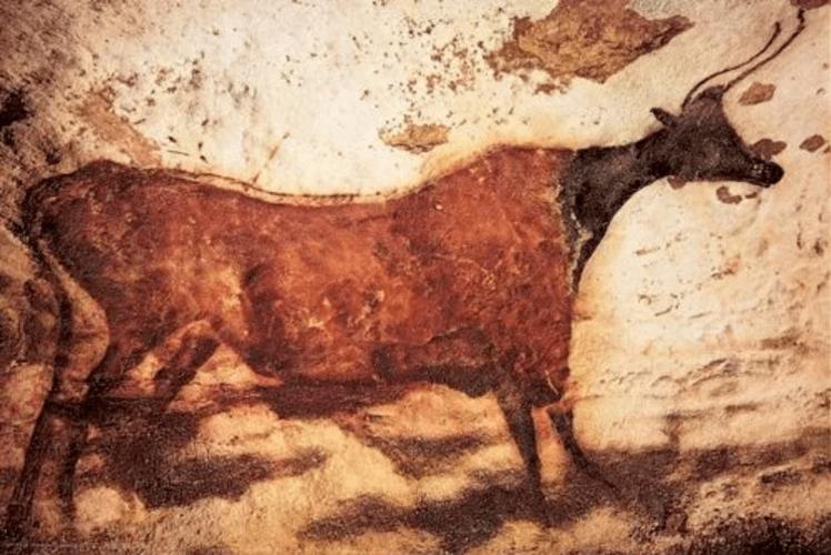 人类最早通过壁画记录的动物!