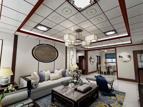 铝扣板吊顶豪宅家装工程案例
