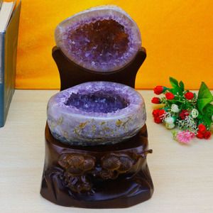 天然玛瑙水晶洞原石