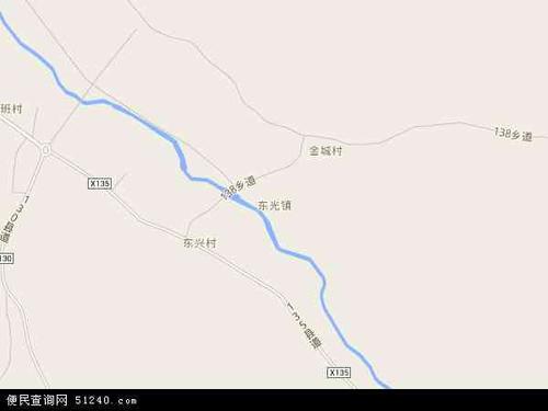 中国吉林省延边朝鲜族自治州汪清县东光镇地图(卫星地图)