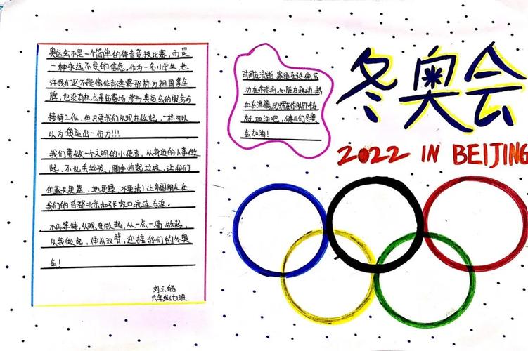 冬奥会手抄报简单又好看的模板内容