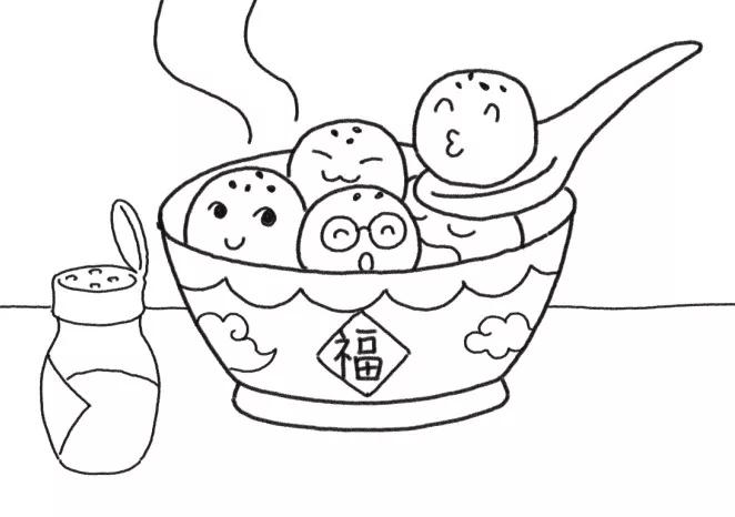 元宵节简笔画来啦