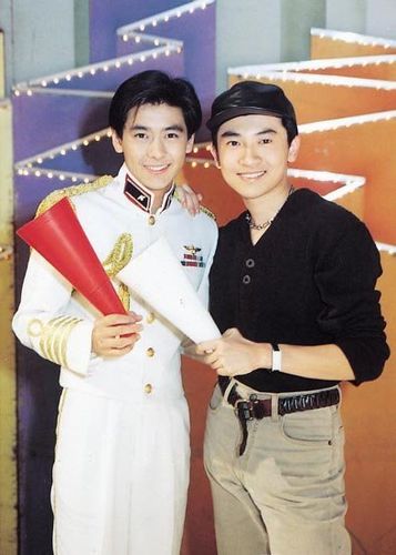 林志颖与其他艺人合影