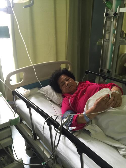 妈妈生病住院期间的珍贵照片