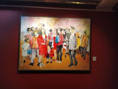 沈阳美术馆大地飞歌画展.