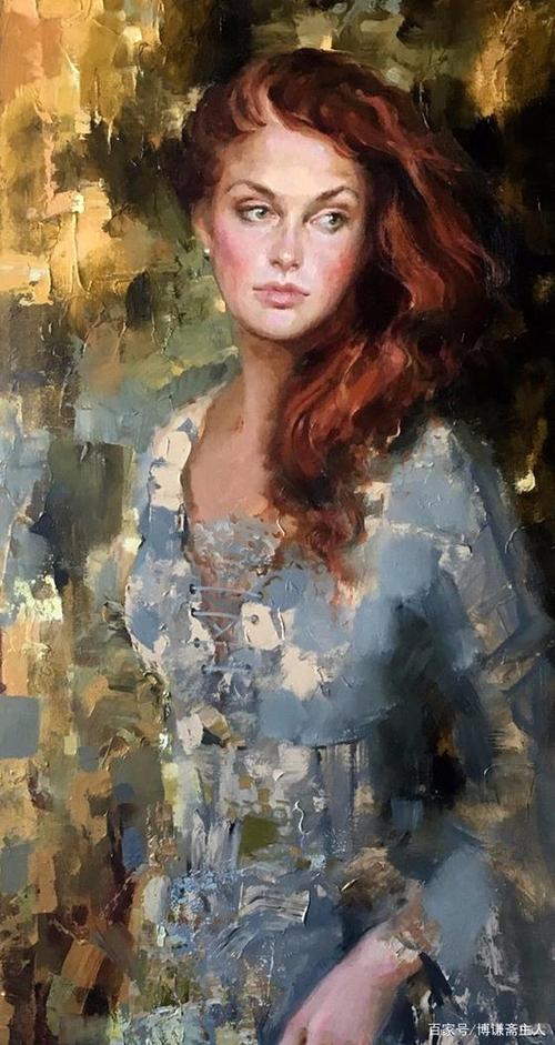 乌克兰女画家艾琳.谢里的女性人物油画作品(图)