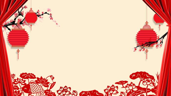三张精美春节ppt背景图片